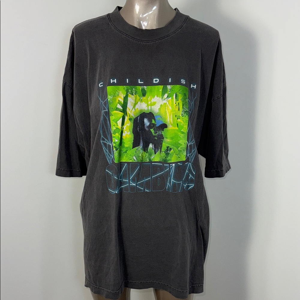 Childish Gambino The New World Tour Graphic Black T-Shirt Merch